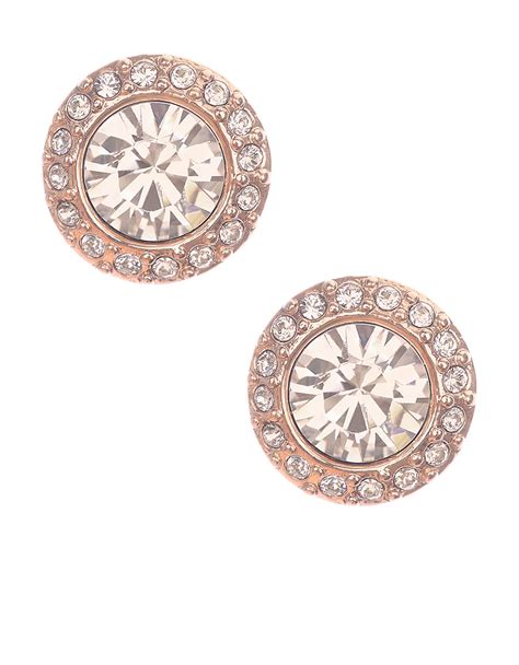 crystal cluster stud earrings givenchy|givenchy rose gold earrings.